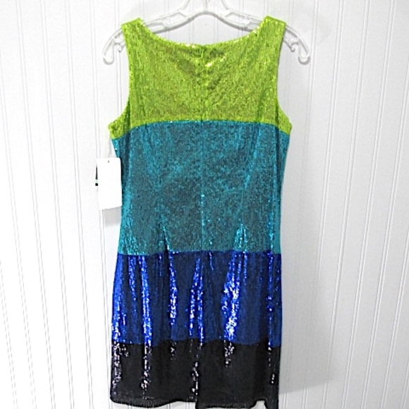 NWT Gabby Skye Sequined Sheath Dress, Size 8 - Picture 3 of 10